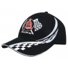 Cap - mod. 4076:Black, Cotton, White